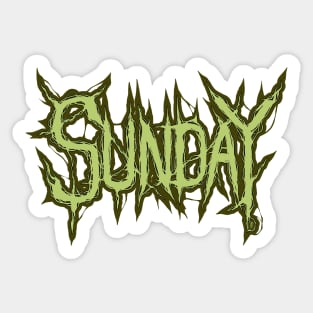 Sunday Sticker